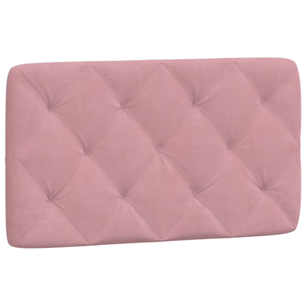 Bett mit Matratze Rosa 80x200 cm Samt