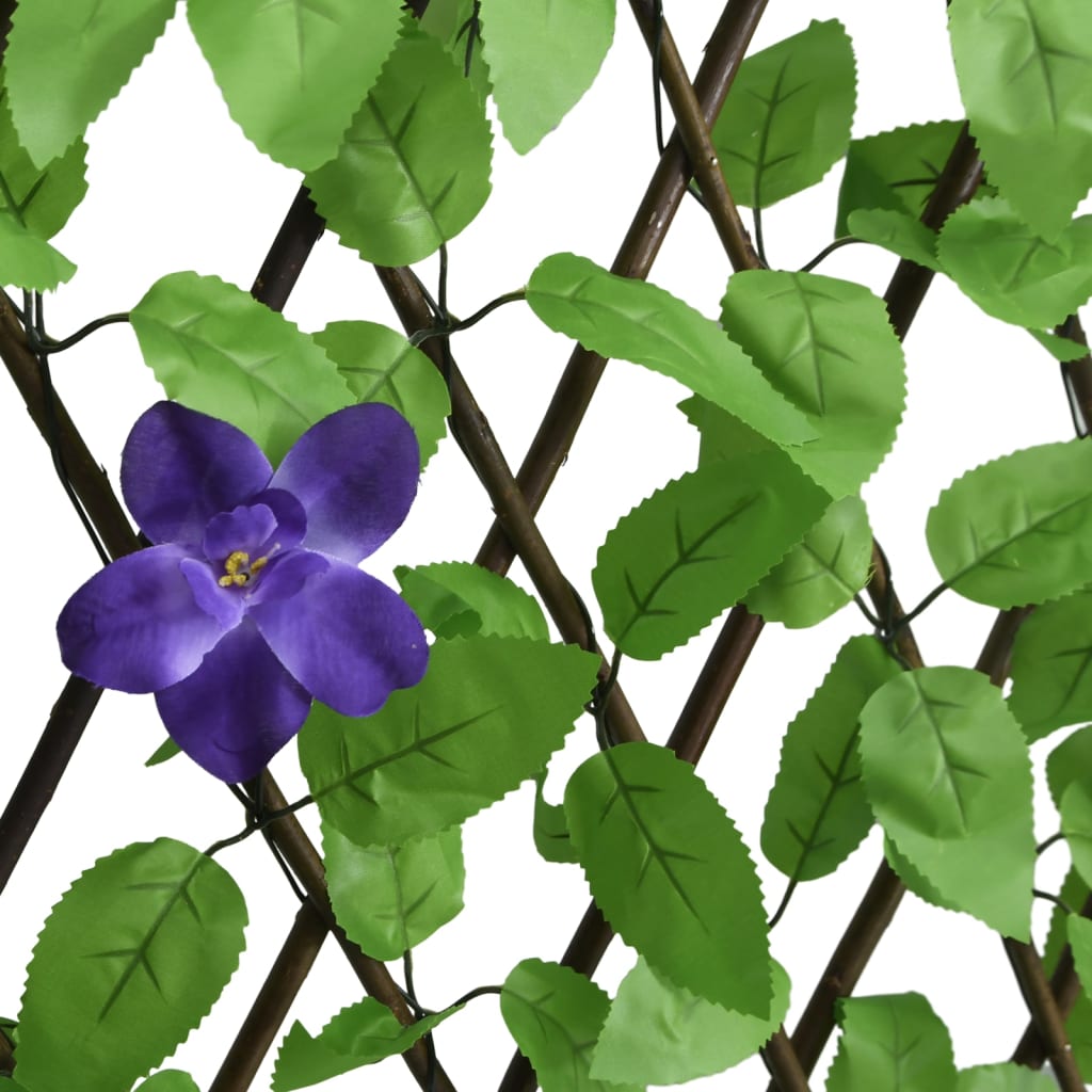 Trellis with Artificial Ivy 5 pcs. Expandable 180x70 cm