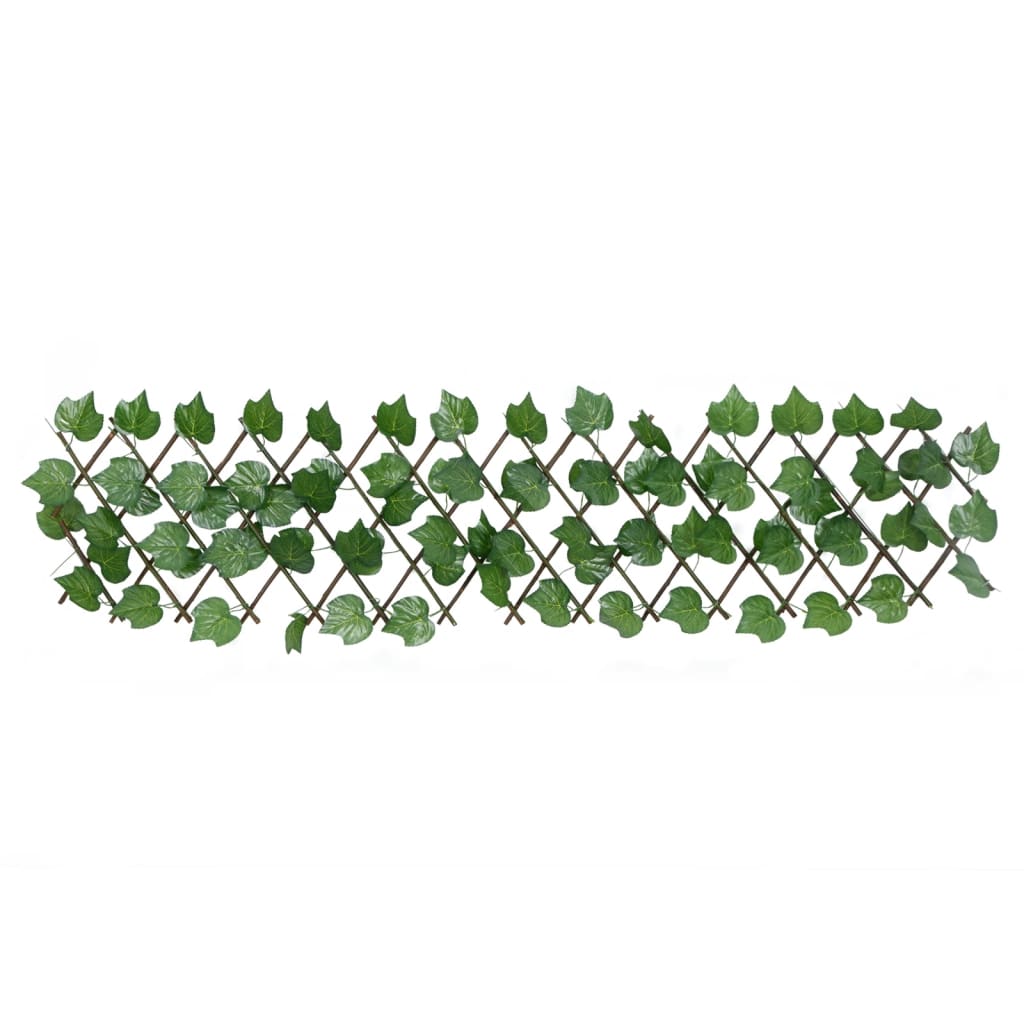 Trellis with Artificial Vine Leaves 5 pcs. Expandable 180x20cm