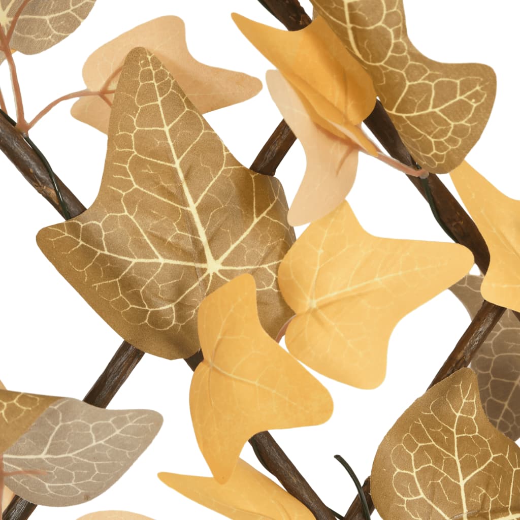 Trellis with Artificial Maple Leaves Expandable 180x30 cm