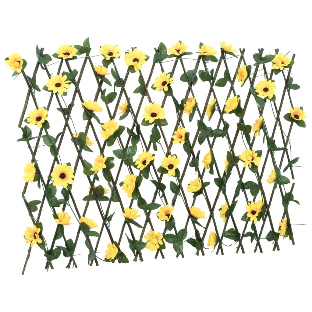 Trellis with Artificial Ivy 5 pcs. Expandable 180x60 cm
