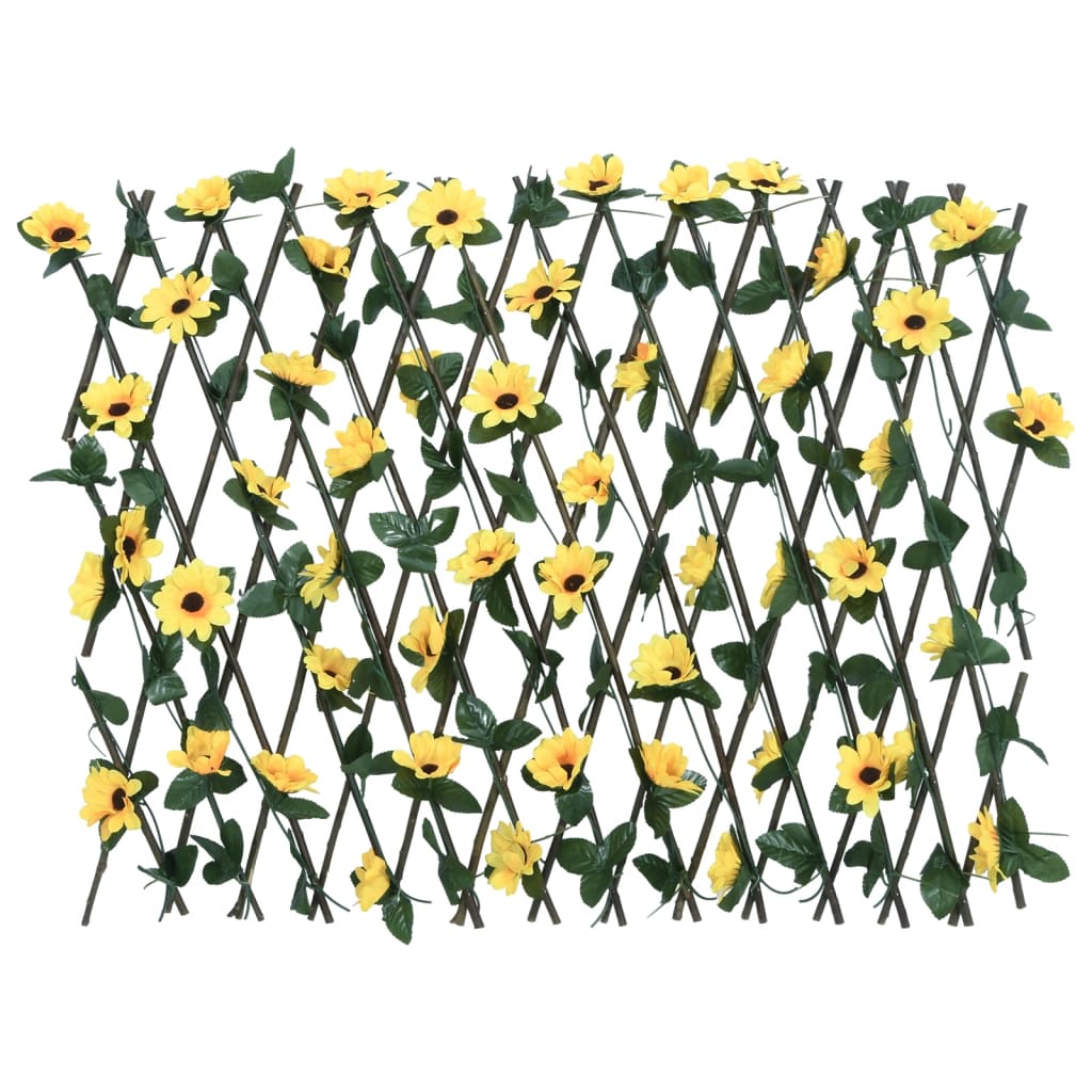 Trellis with Artificial Ivy 5 pcs. Expandable 180x60 cm