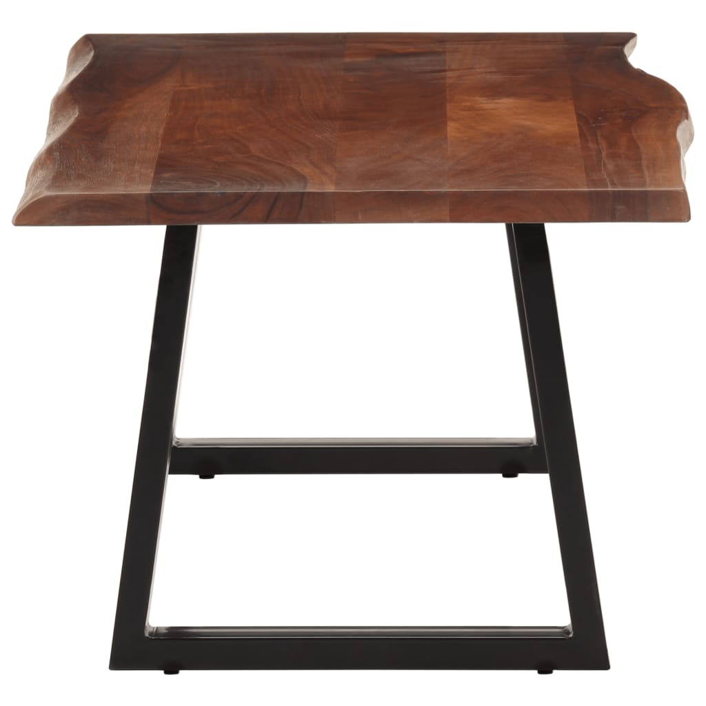 Table basse marron miel 110x55x40 cm bois d'acacia massif