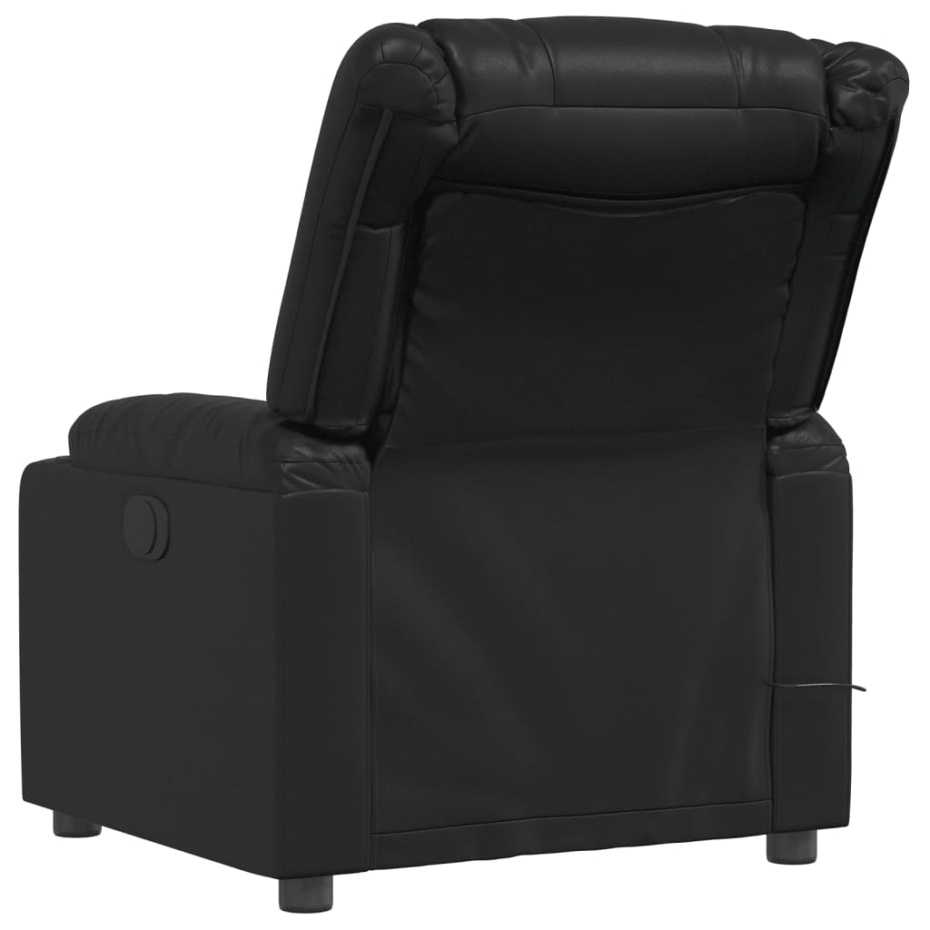 Fauteuil de massage simili cuir noir