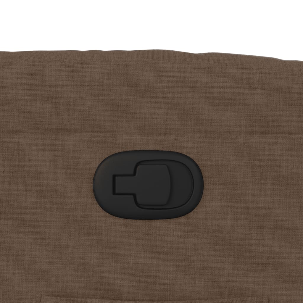 Fauteuil de relaxation tissu marron