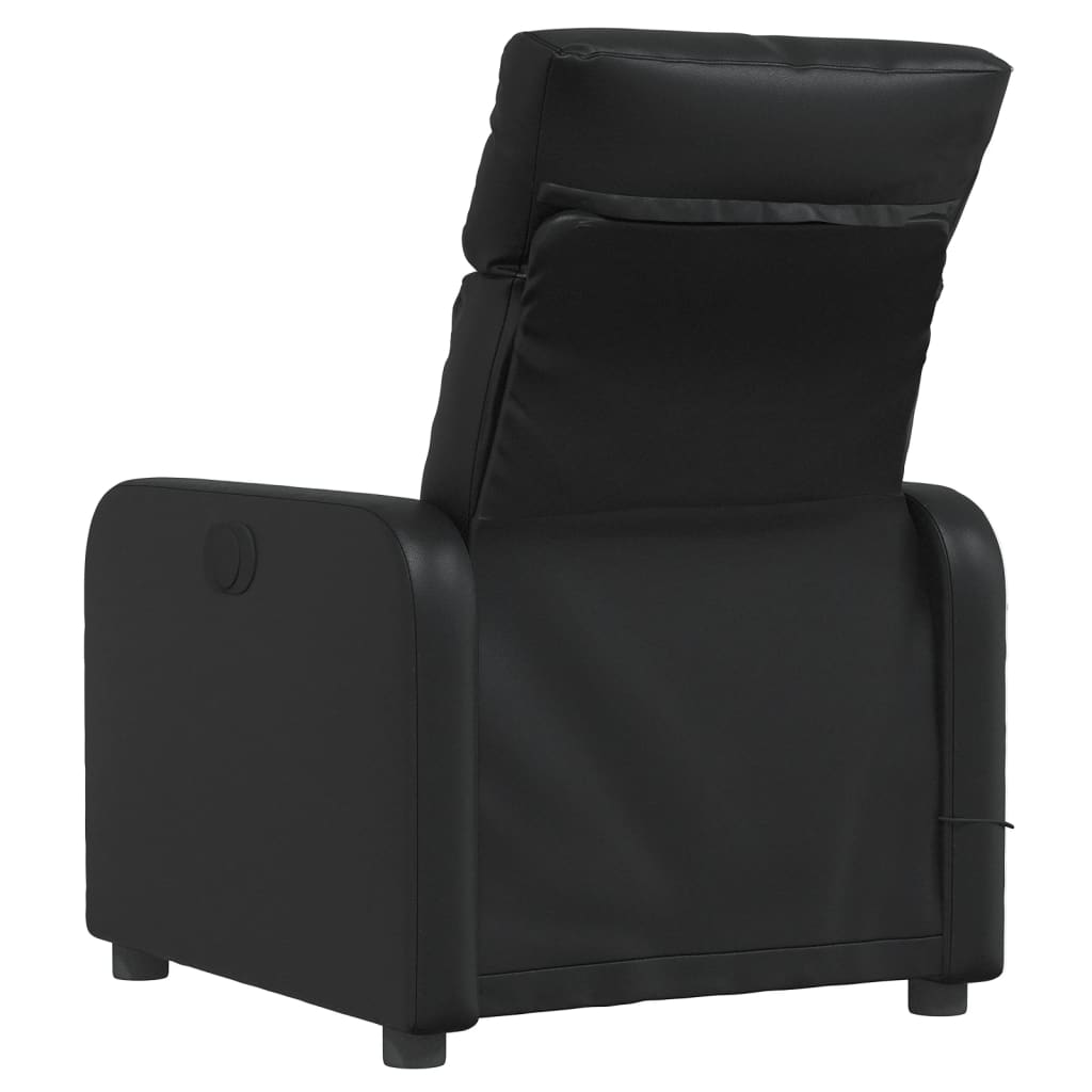 Fauteuil de massage simili cuir noir