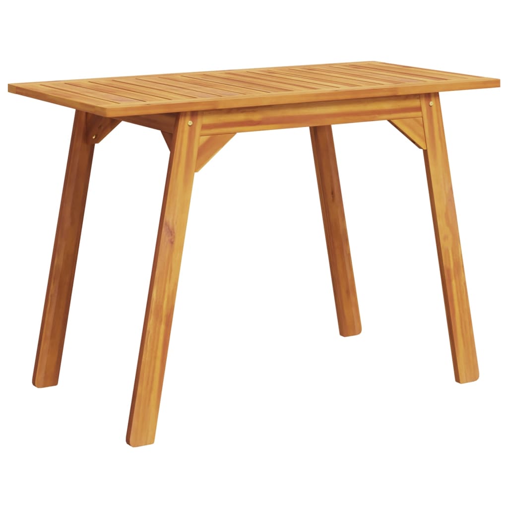 Table à manger de jardin 110x56x75 cm en bois d'acacia massif