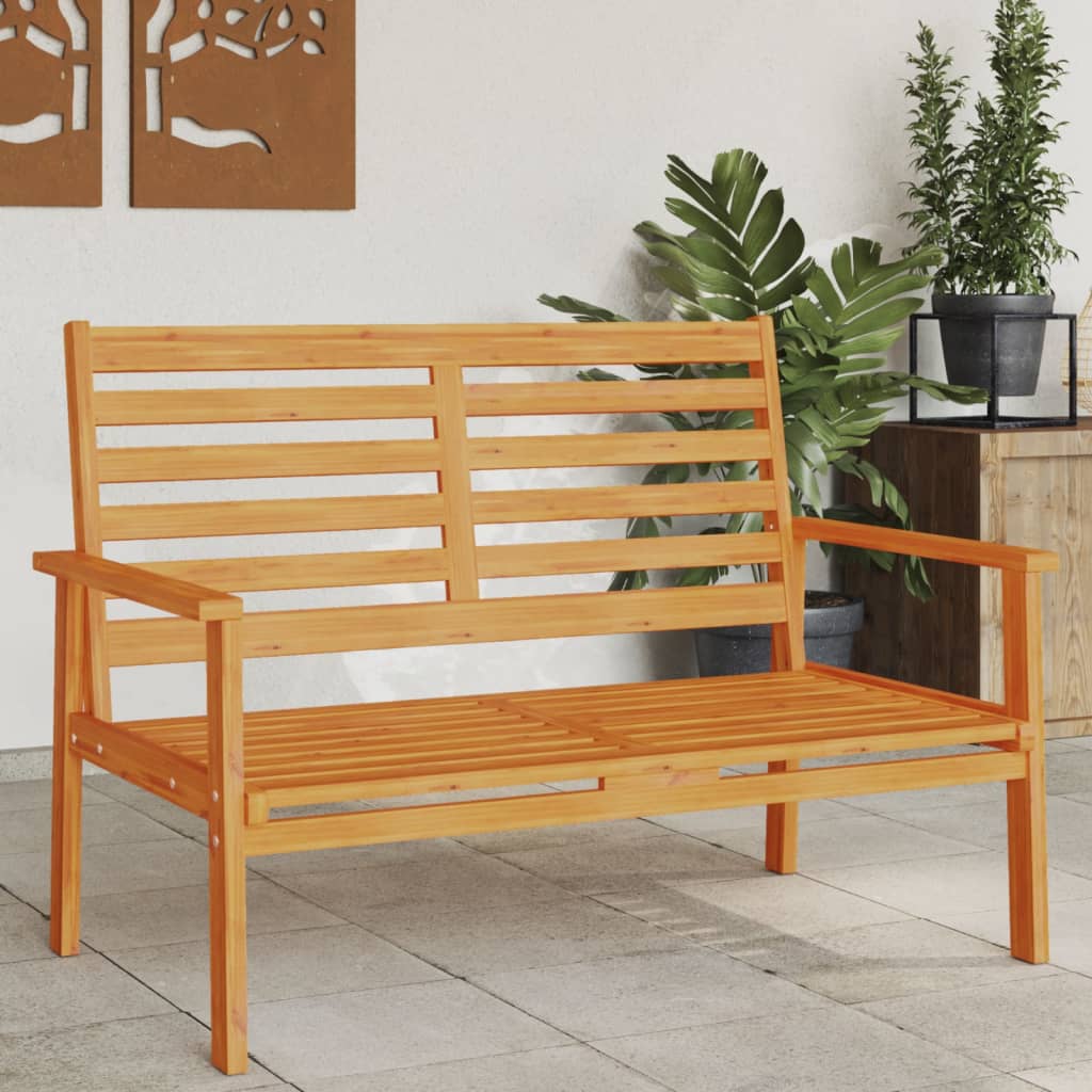Garden sofa 120 cm solid wood acacia