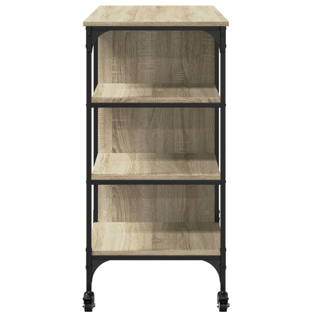 Kitchen trolley Sonoma oak 100x45x89.5 cm wood material