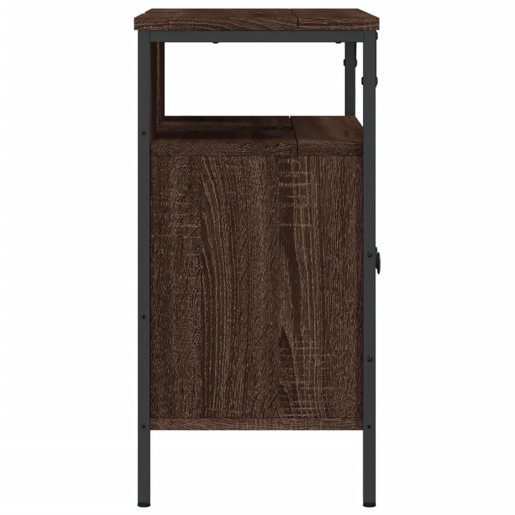 Washbasin Cabinet Brown Oak Look 60x30x60 cm