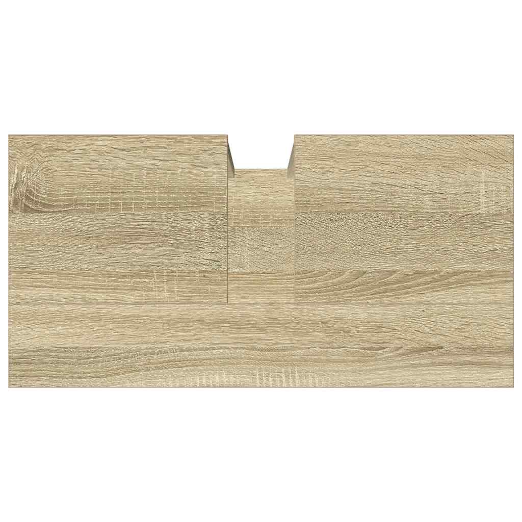 Washbasin base cabinet Sonoma oak 60x30x60 cm wood material