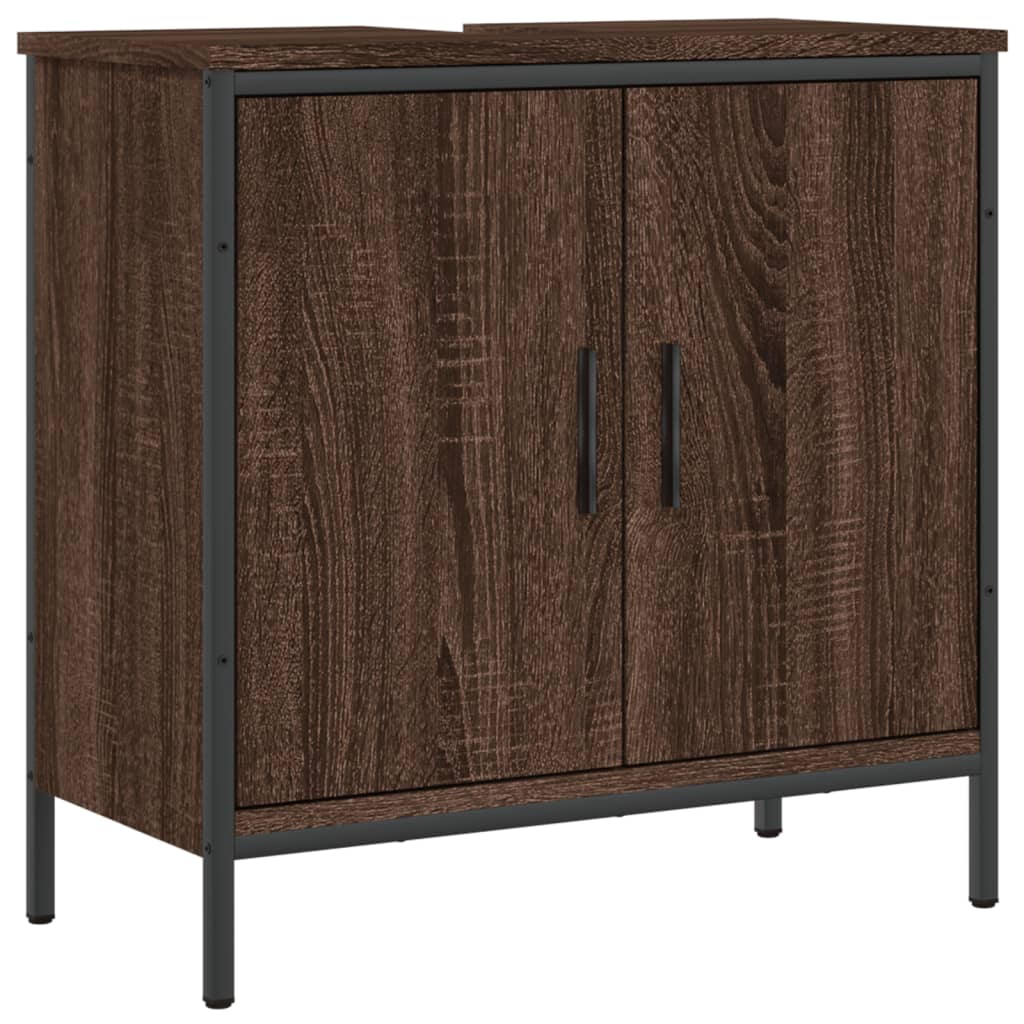 Washbasin Cabinet Brown Oak Look 60x30x60 cm