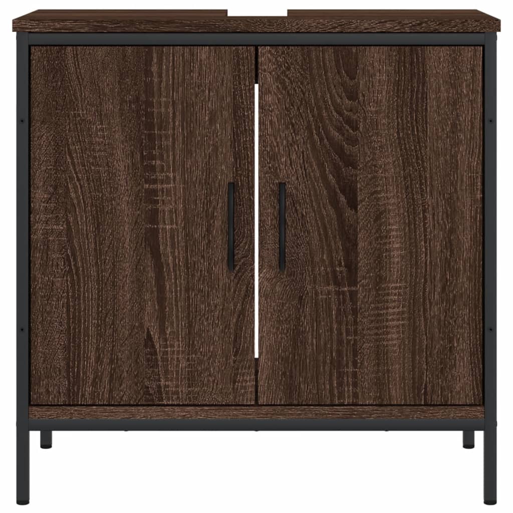 Washbasin Cabinet Brown Oak Look 60x30x60 cm