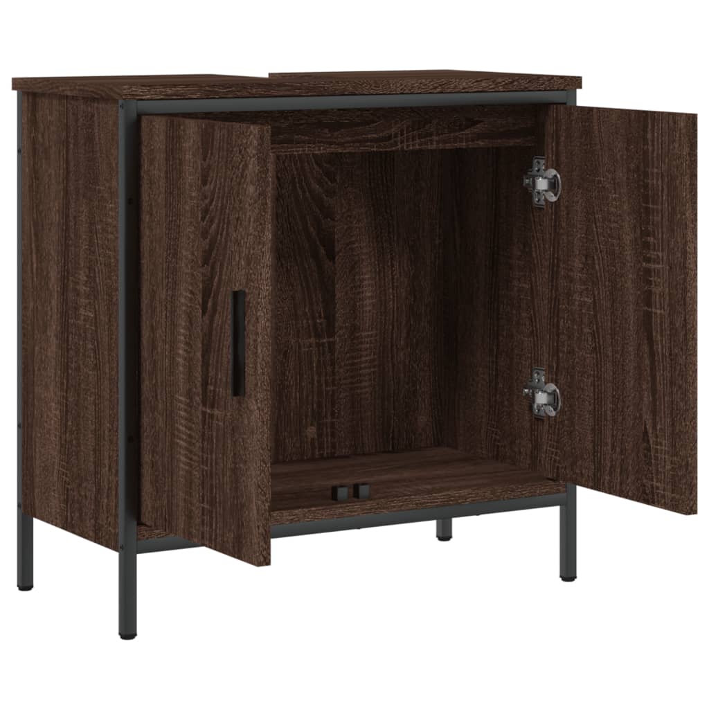 Washbasin Cabinet Brown Oak Look 60x30x60 cm