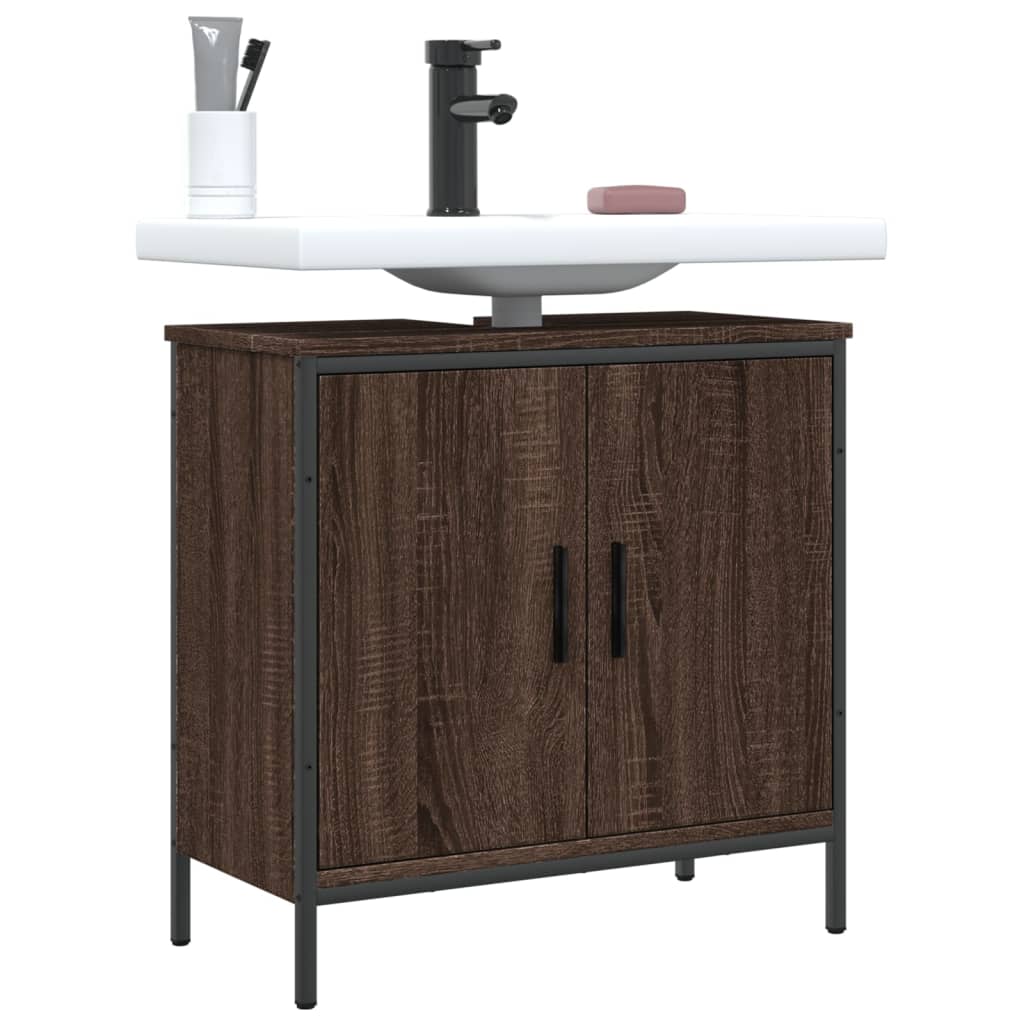 Washbasin Cabinet Brown Oak Look 60x30x60 cm