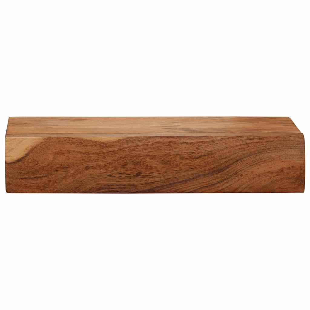 Wandregale 2 Stk. 40x17x8 cm Massivholz Akazie
