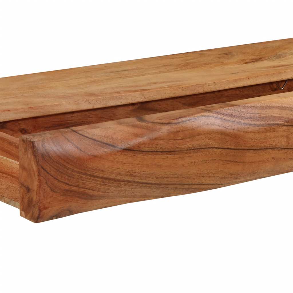 Wandregale 2 Stk. 80x17x8 cm Massivholz Akazie