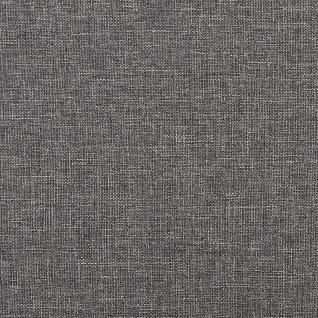 Canapé lit 2 places avec 2 coussins tissu gris clair