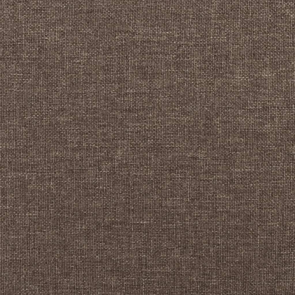 Canapé lit 2 places avec 2 coussins tissu taupe