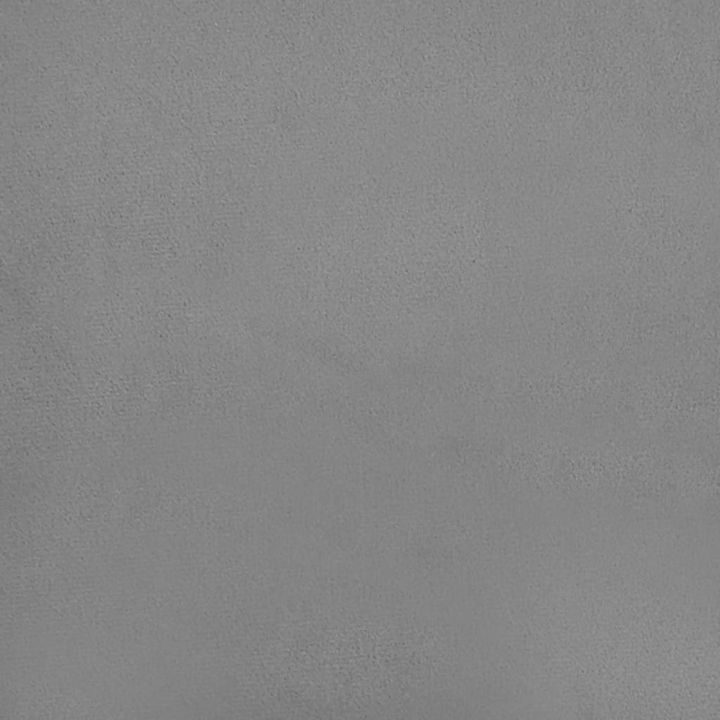 Canapé lit 2 places velours gris clair