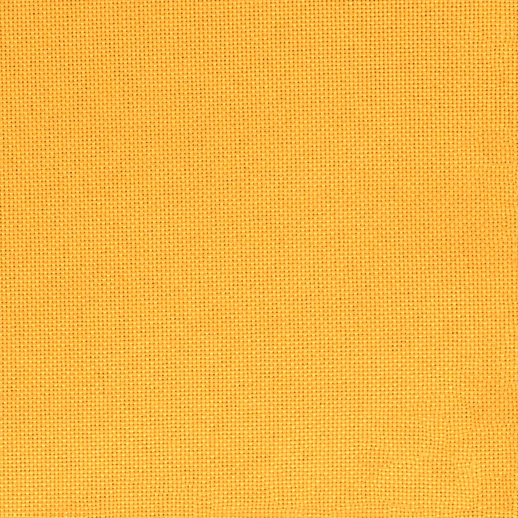 Canapé convertible 2 places avec 2 coussins en tissu jaune