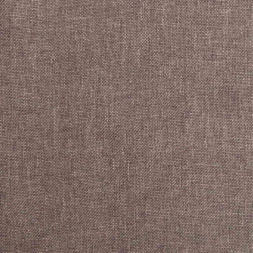 Canapé lit 2 places avec 2 coussins tissu taupe