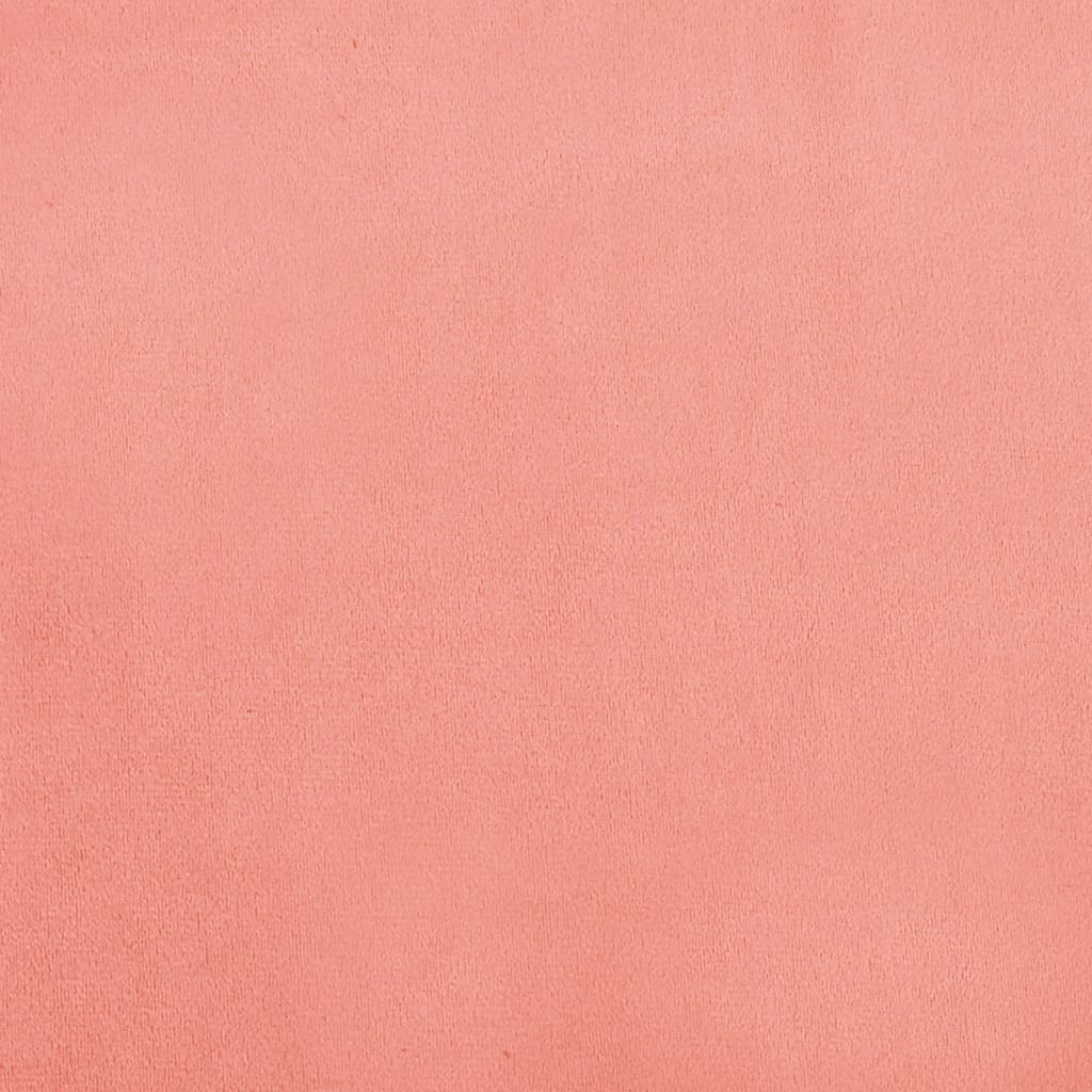 Canapé lit 2 places avec 2 oreillers velours rose