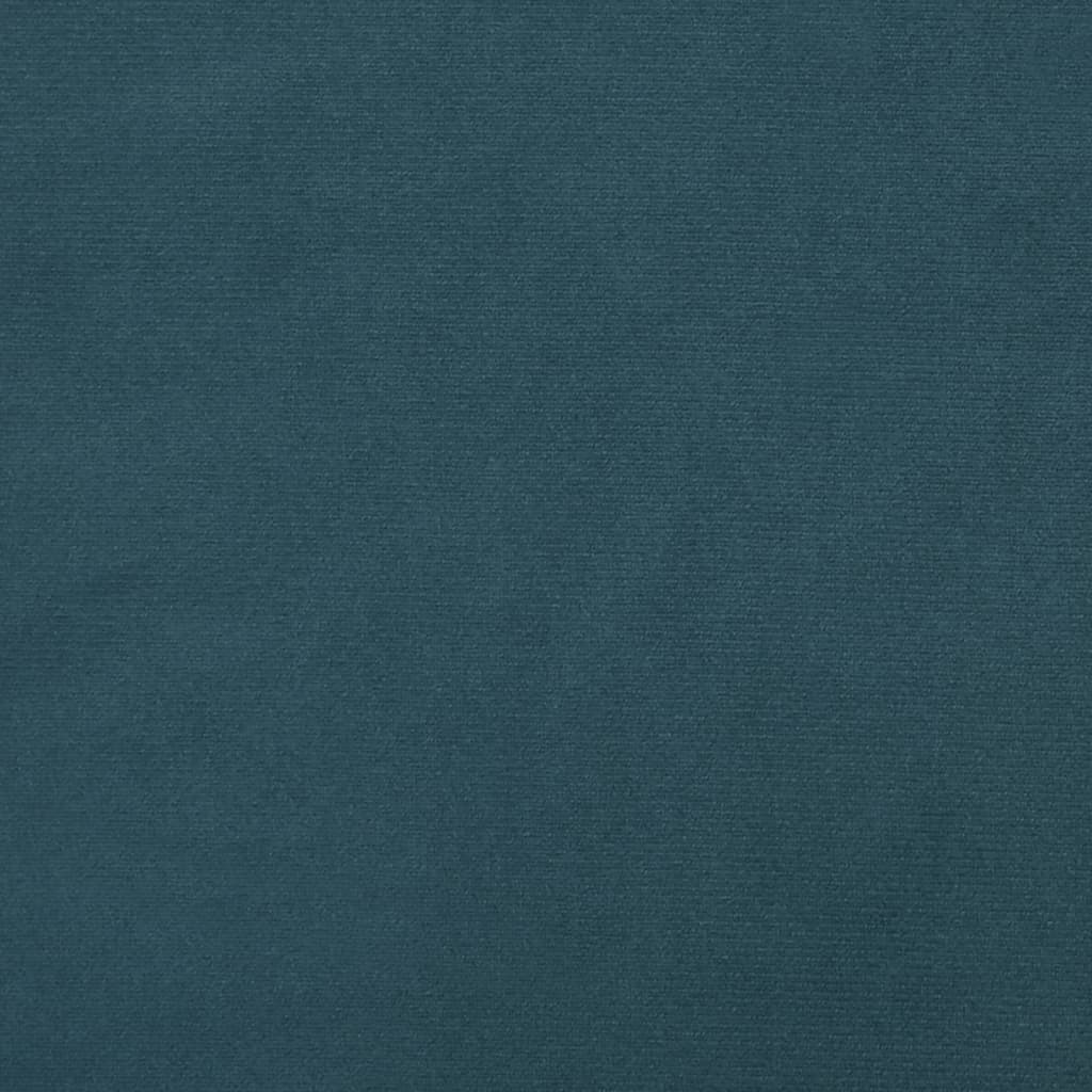 Sofa Bed 2-Seater Blue Velvet