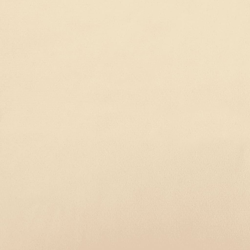 Canapé-lit 2 places en velours crème