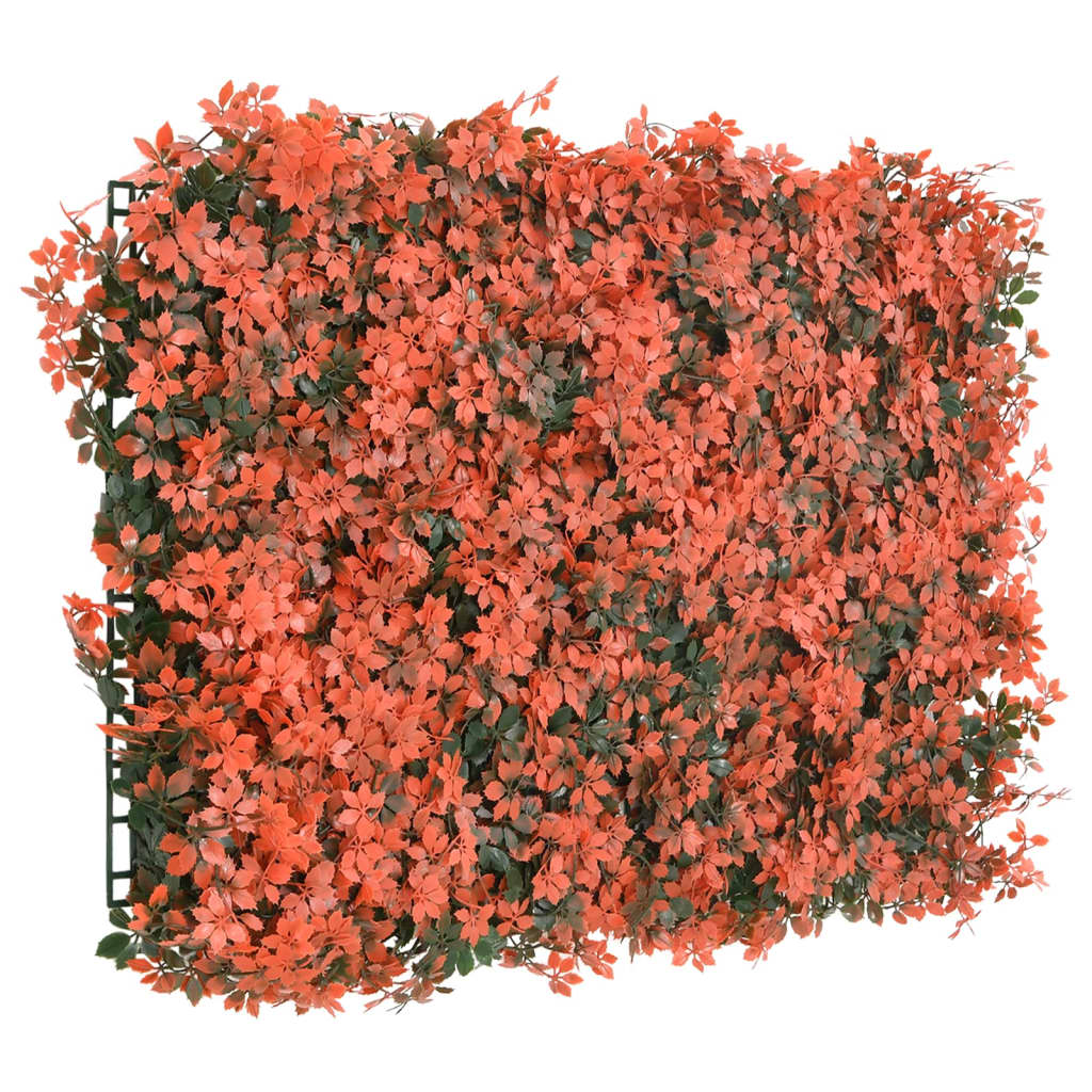 Artificial Maple Leaf Privacy Screen 24 pcs. Light Red 40x60 cm