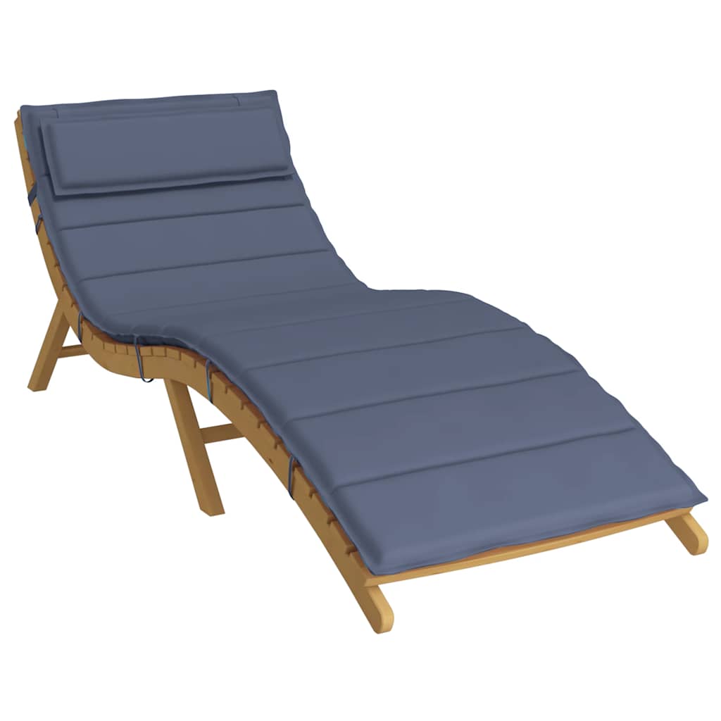 Sonnenliegen-Auflage Marineblau 180x60x4 cm Oxford-Gewebe