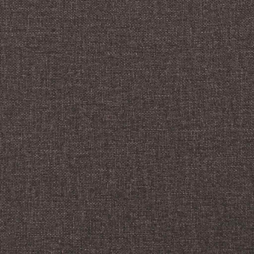 Fauteuil Chesterfield tissu marron foncé