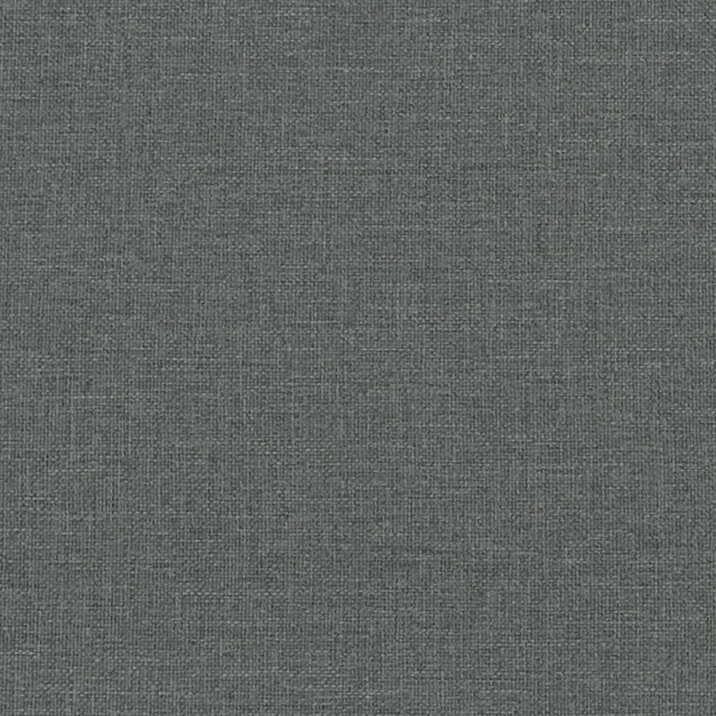 Canapé 3 places tissu gris foncé