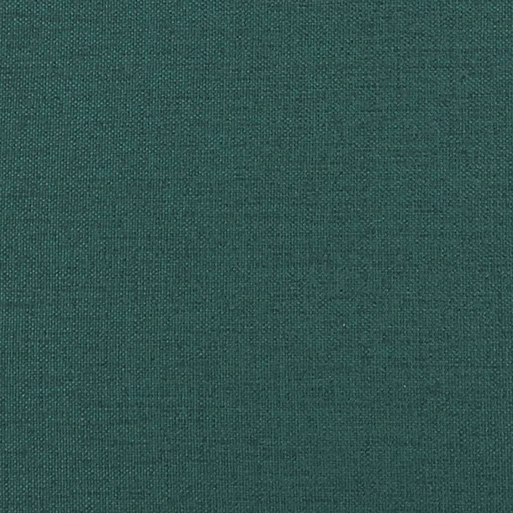 Sofa 3-Sitzer Dunkelgrün Stoff
