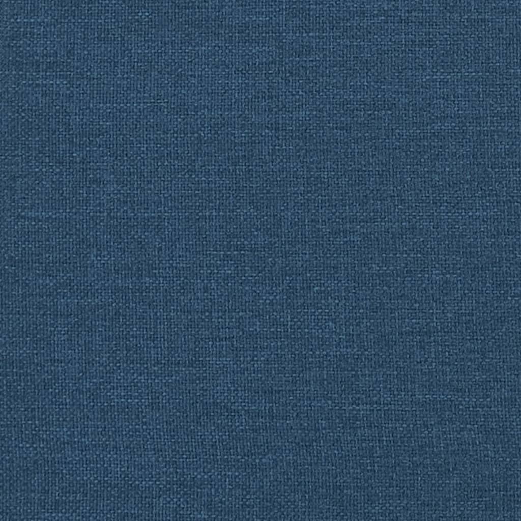 2-seater sofa blue fabric