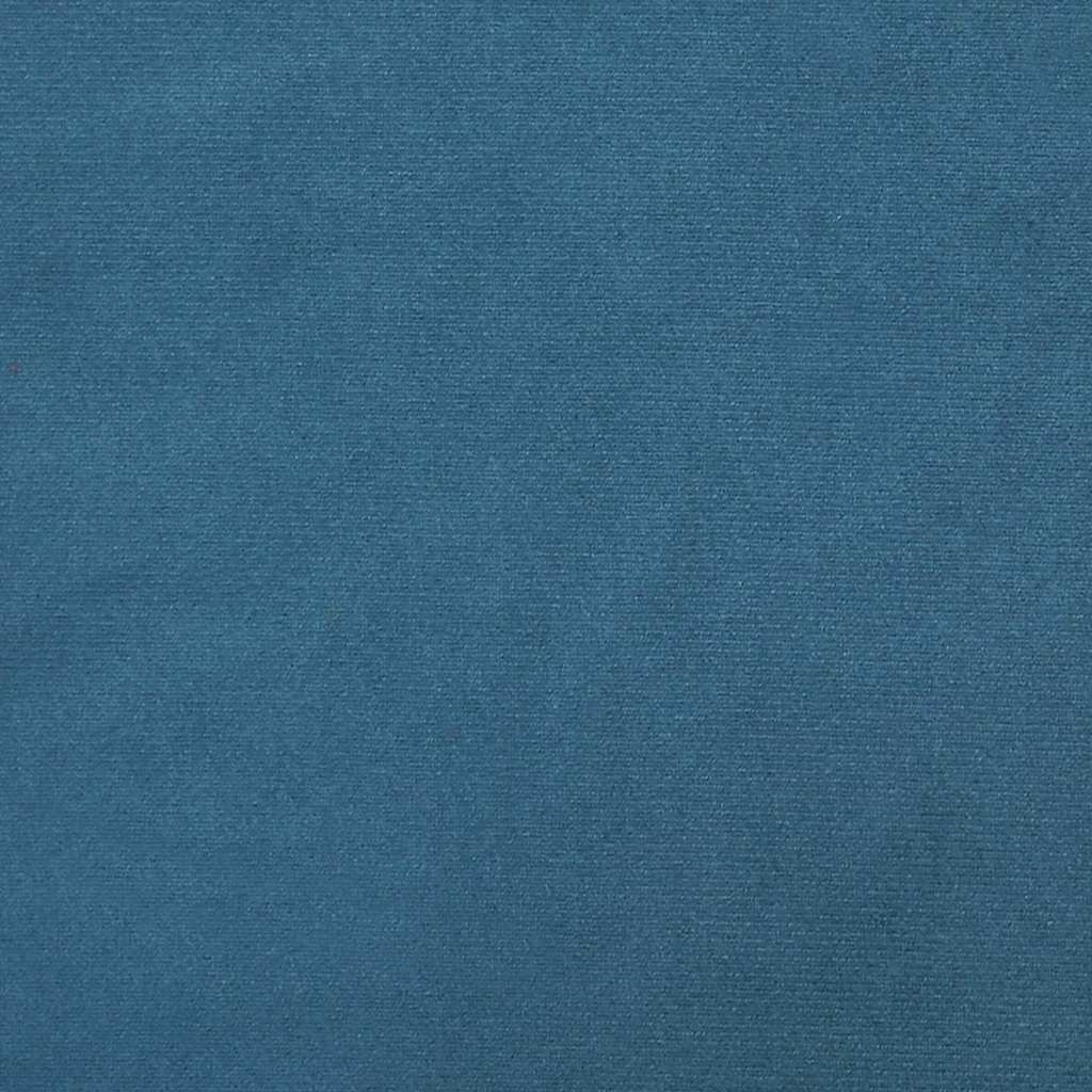 Fauteuil avec coussins en velours bleu