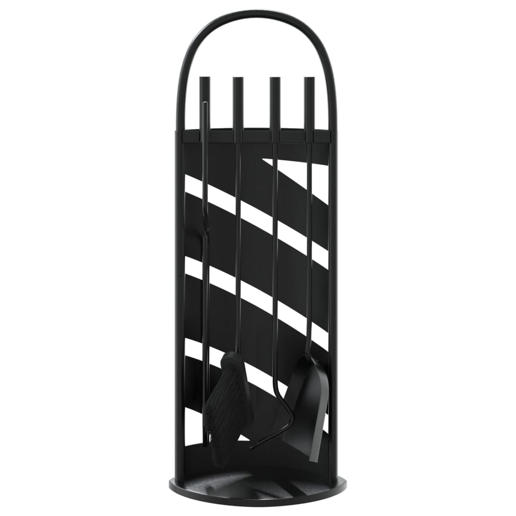 5-piece fireplace tool set 23x15x66 cm steel