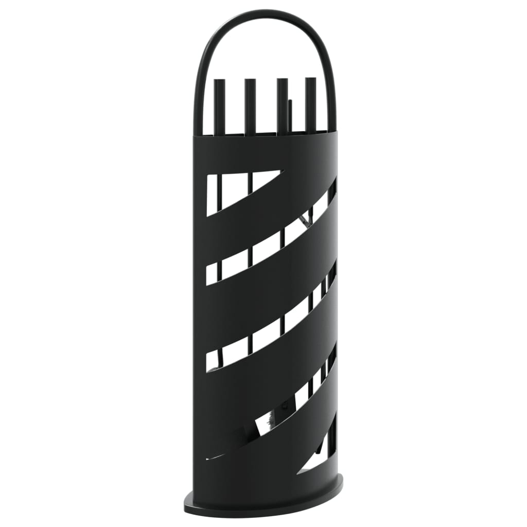 5-piece fireplace tool set 23x15x66 cm steel