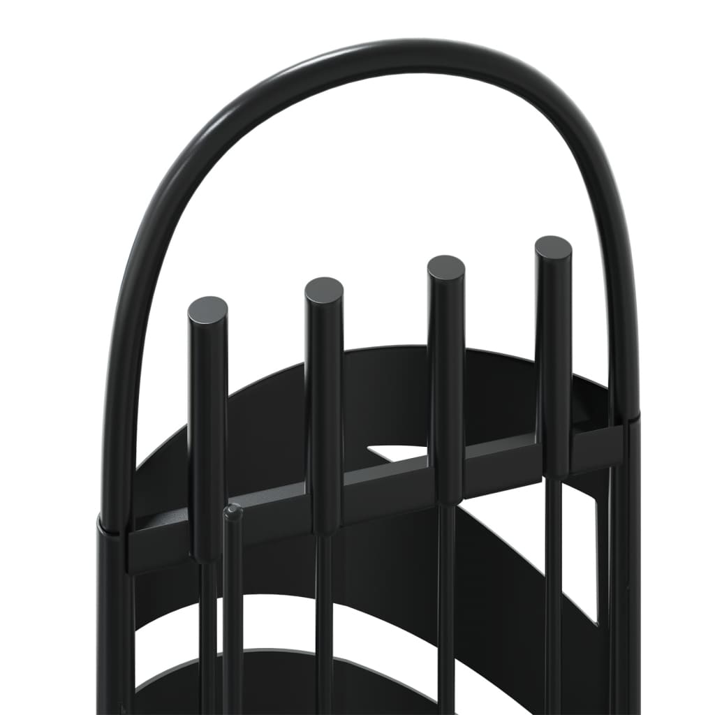 5-piece fireplace tool set 23x15x66 cm steel