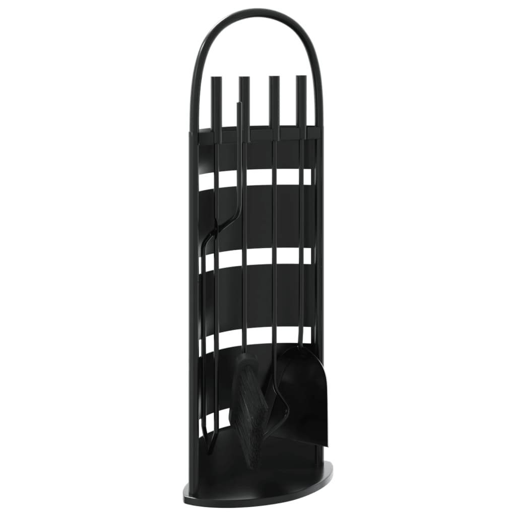 5-piece fireplace tool set 23x15x66 cm steel