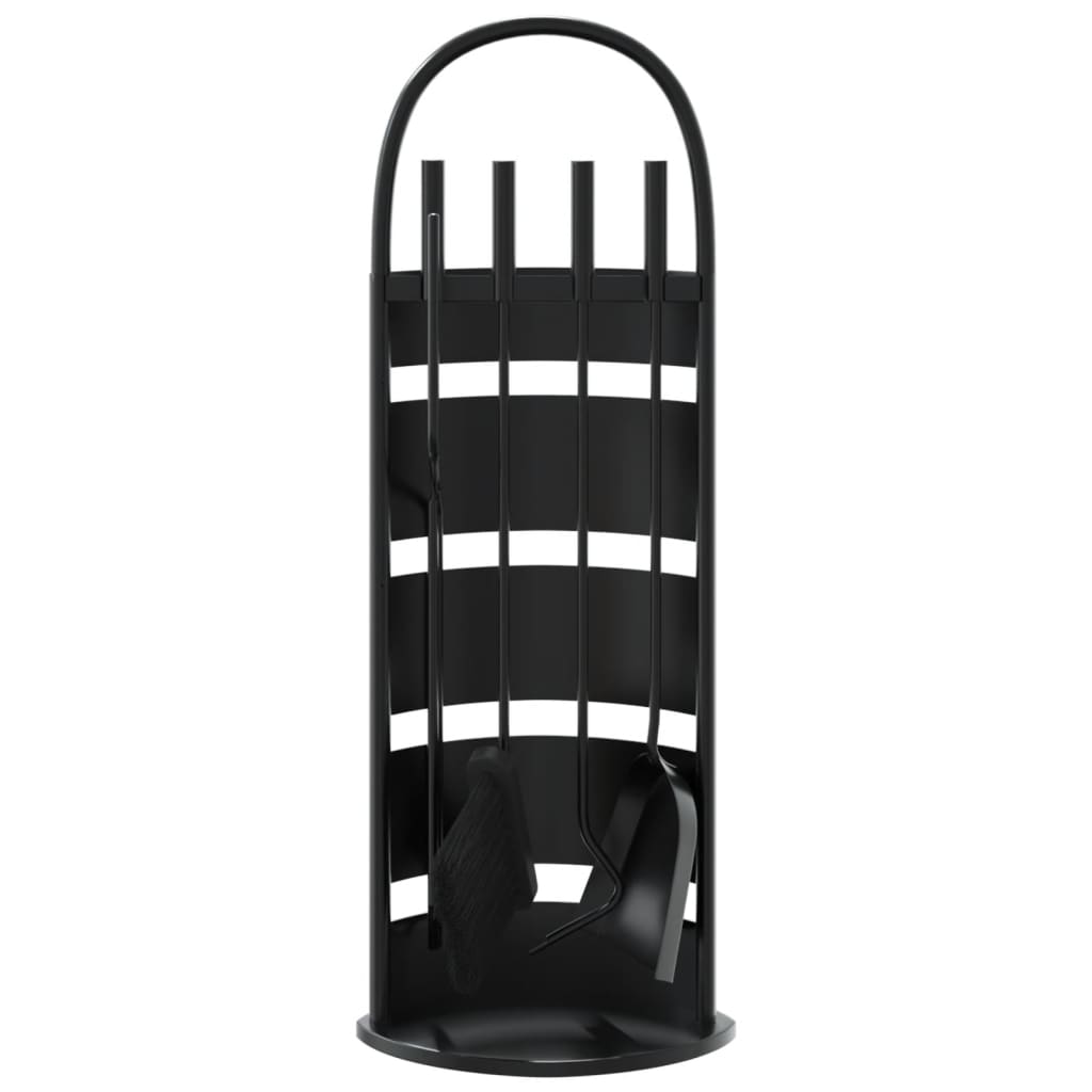 5-piece fireplace tool set 23x15x66 cm steel