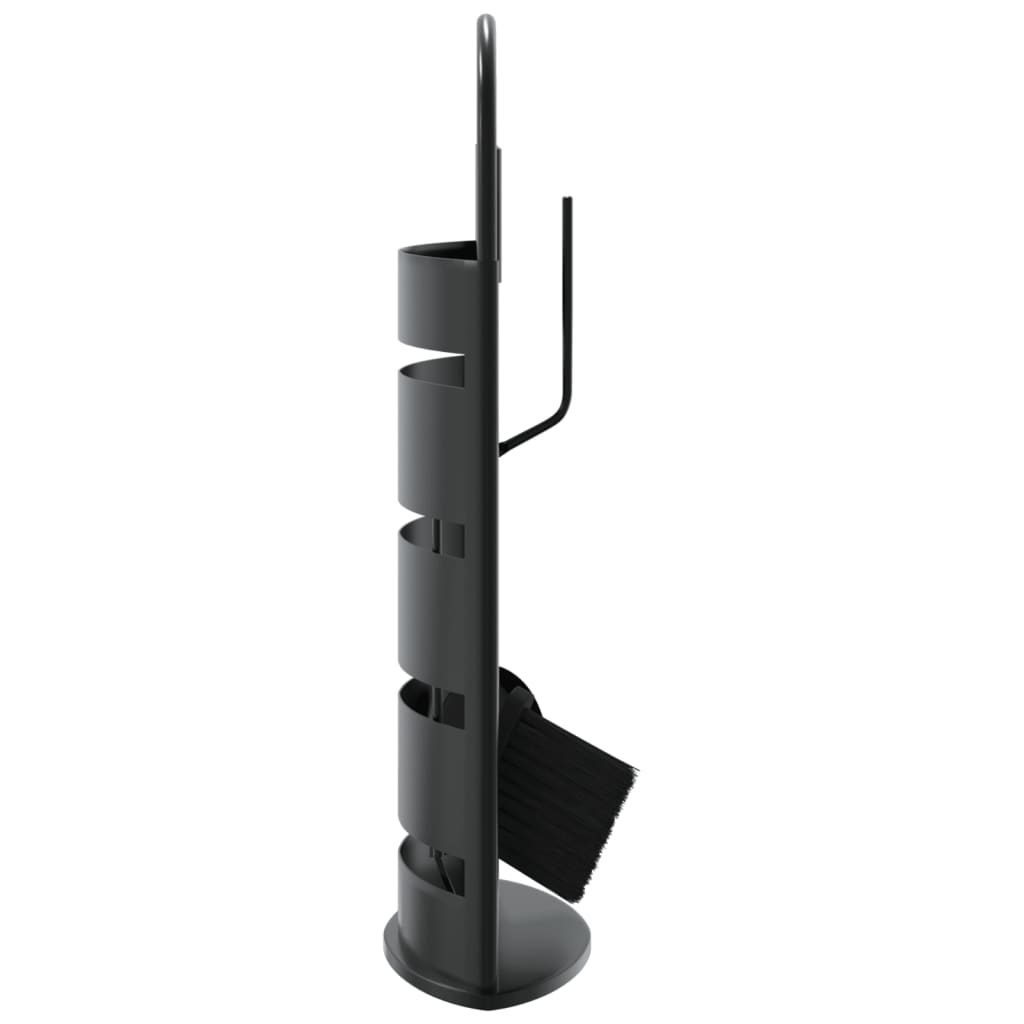 5-piece fireplace tool set 23x15x66 cm steel