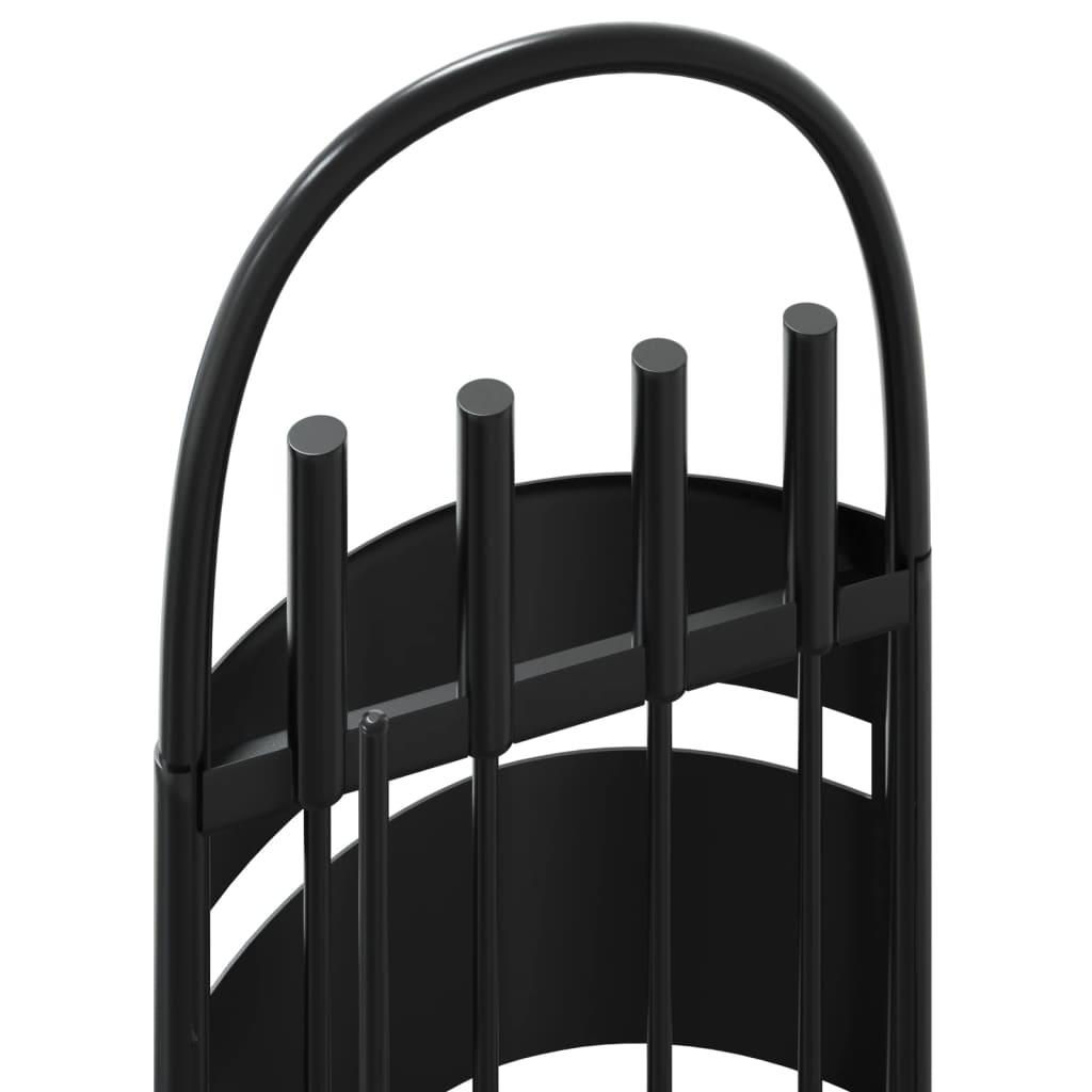 5-piece fireplace tool set 23x15x66 cm steel