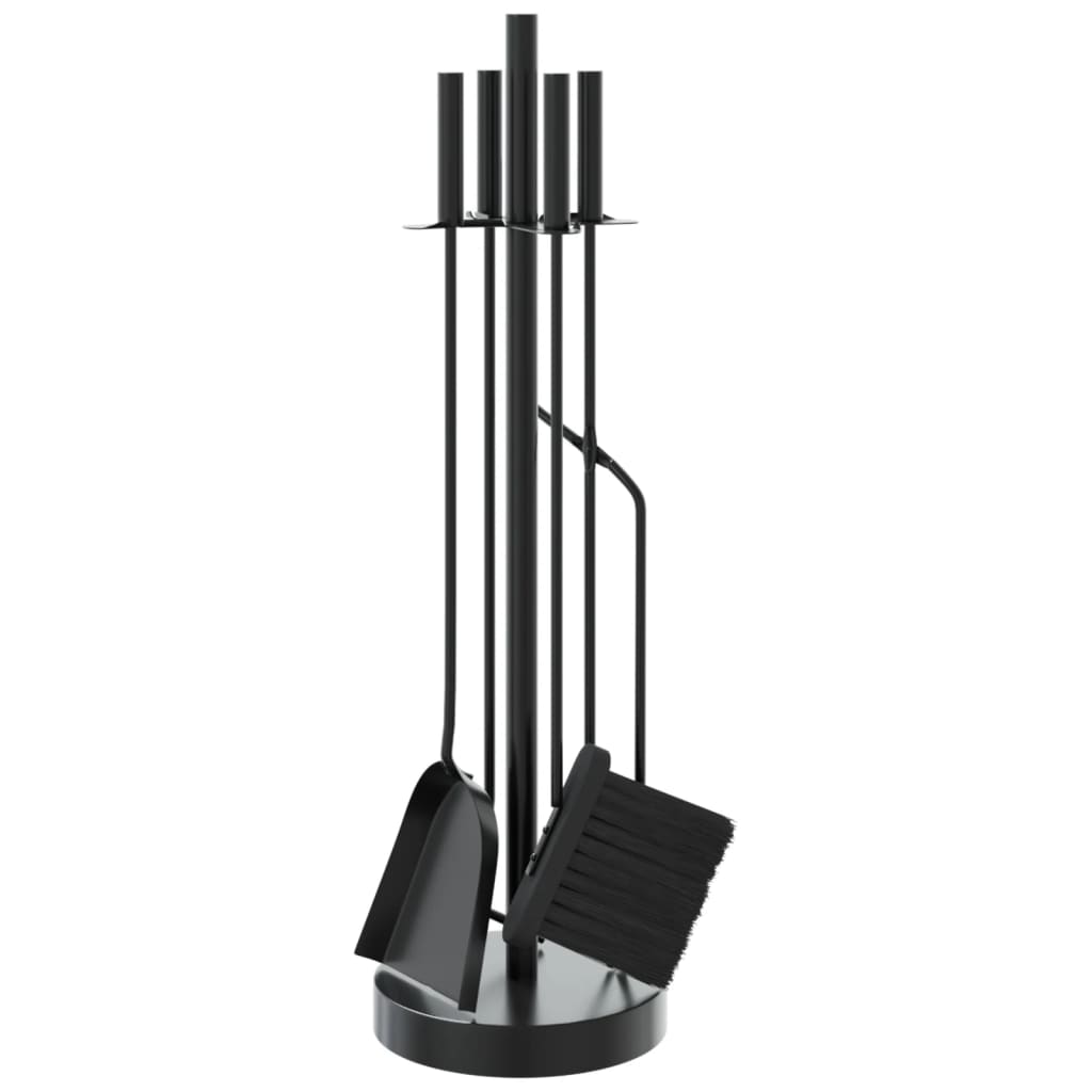 5-piece fireplace tool set 18x66 cm steel