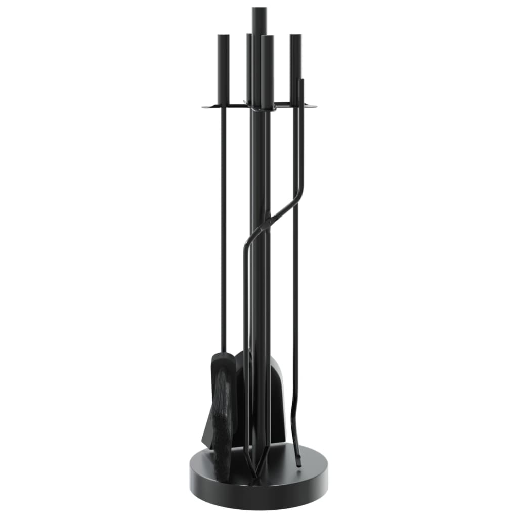 5-piece fireplace tool set 18x66 cm steel
