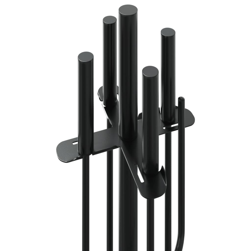 5-piece fireplace tool set 18x66 cm steel