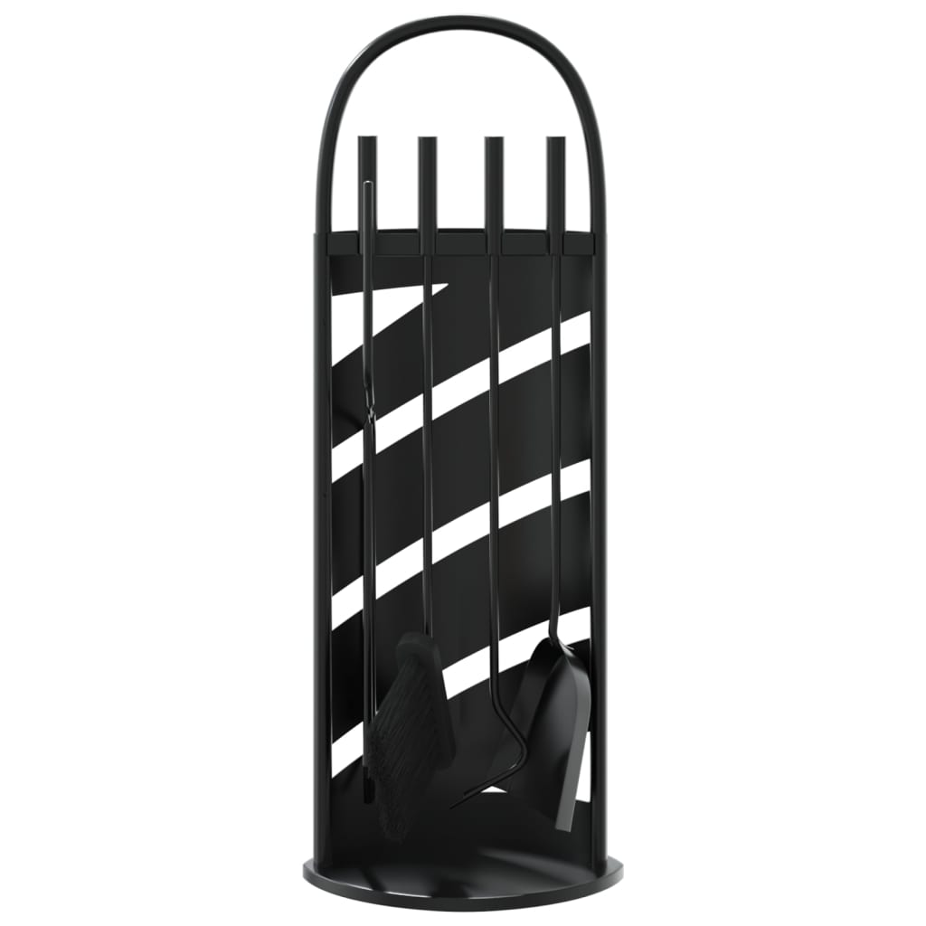 5-piece fireplace tool set 23x15x66 cm steel