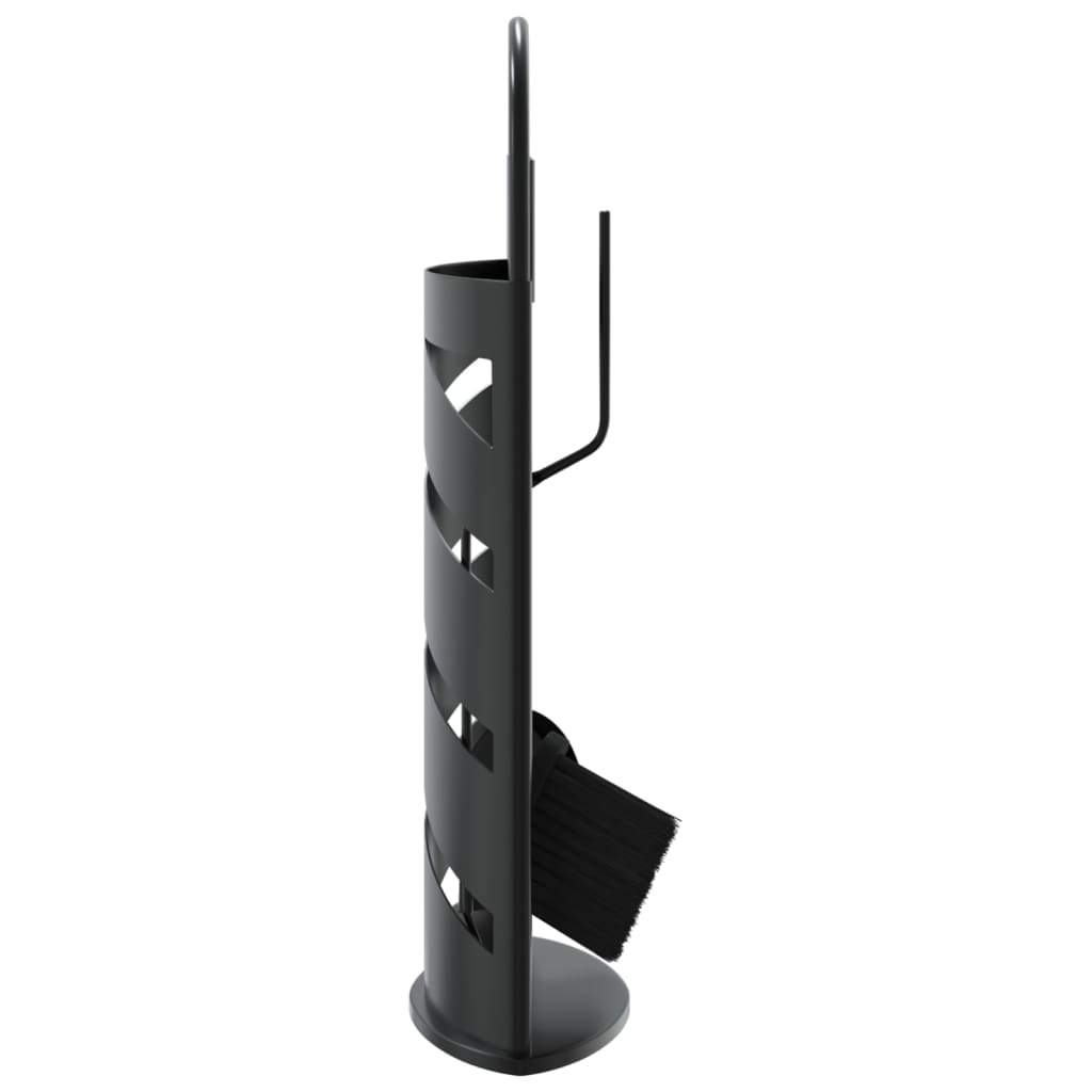 5-piece fireplace tool set 23x15x66 cm steel