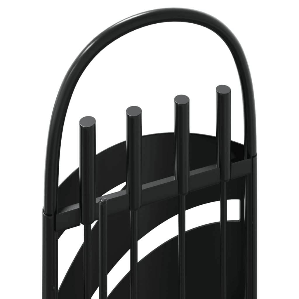 5-piece fireplace tool set 23x15x66 cm steel