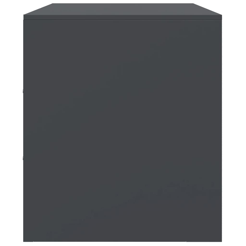 Meubles TV 2 pcs. Anthracite 67x39x44 cm en acier